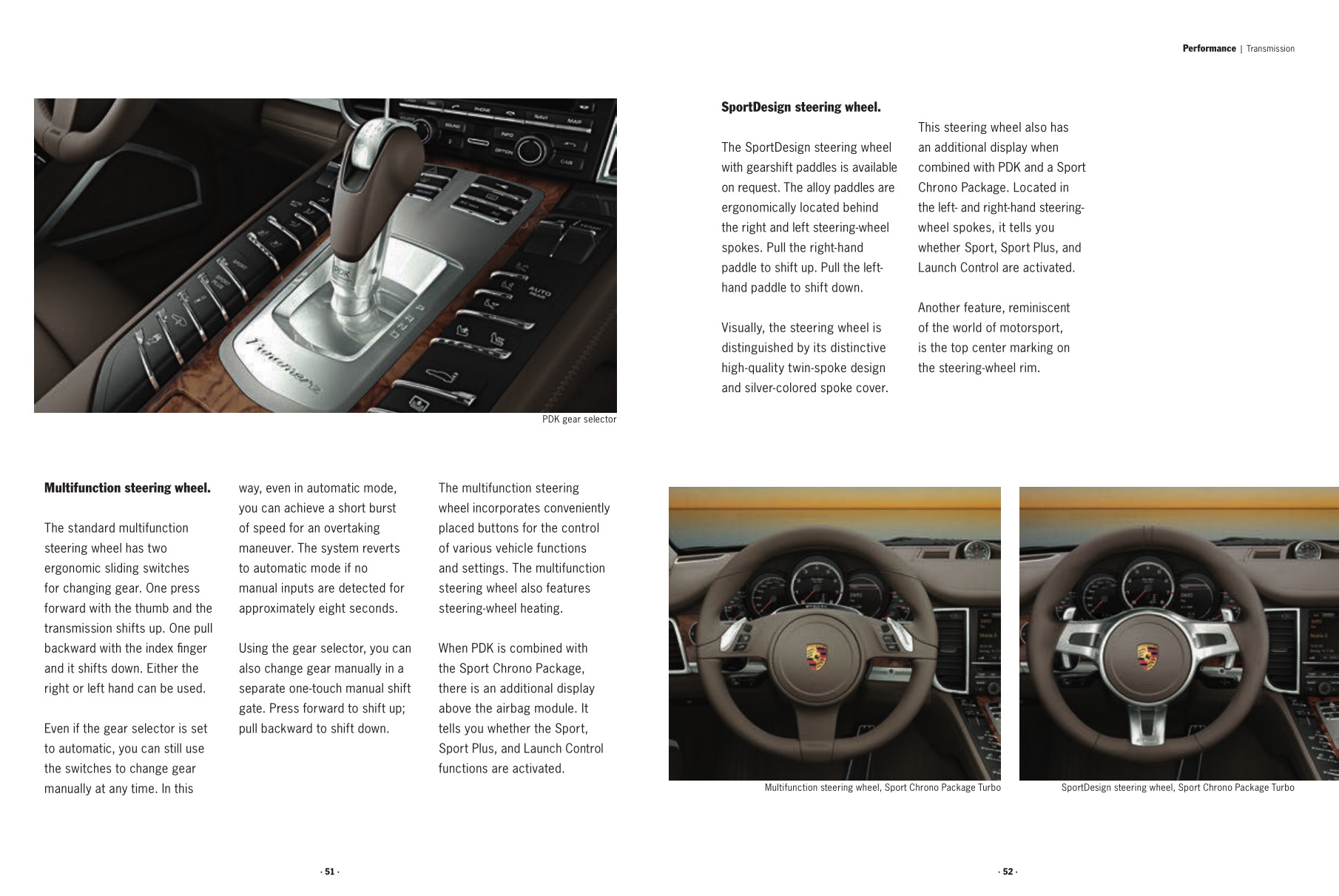 2012 Porsche Panamera Brochure Page 1